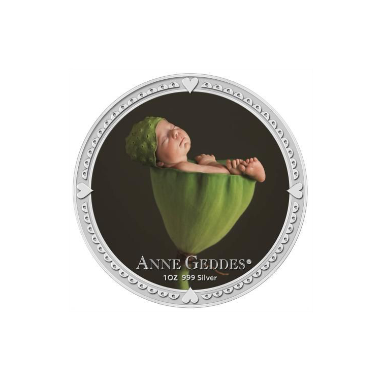 Boy 1 Oz Silver Proof Coin with great Gift Box Niue 2012 $2 Anne Geddes