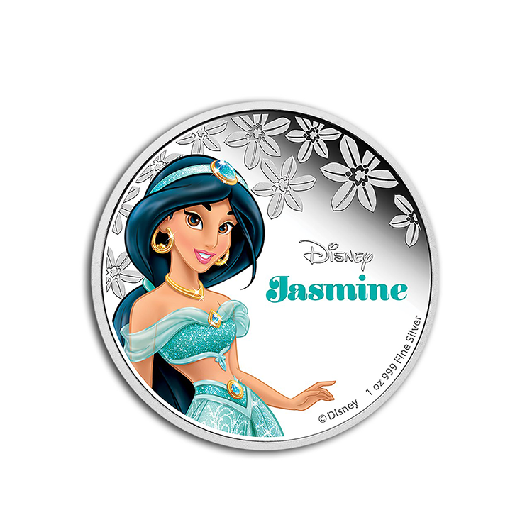 1 Oz Jasmine Silver Coin