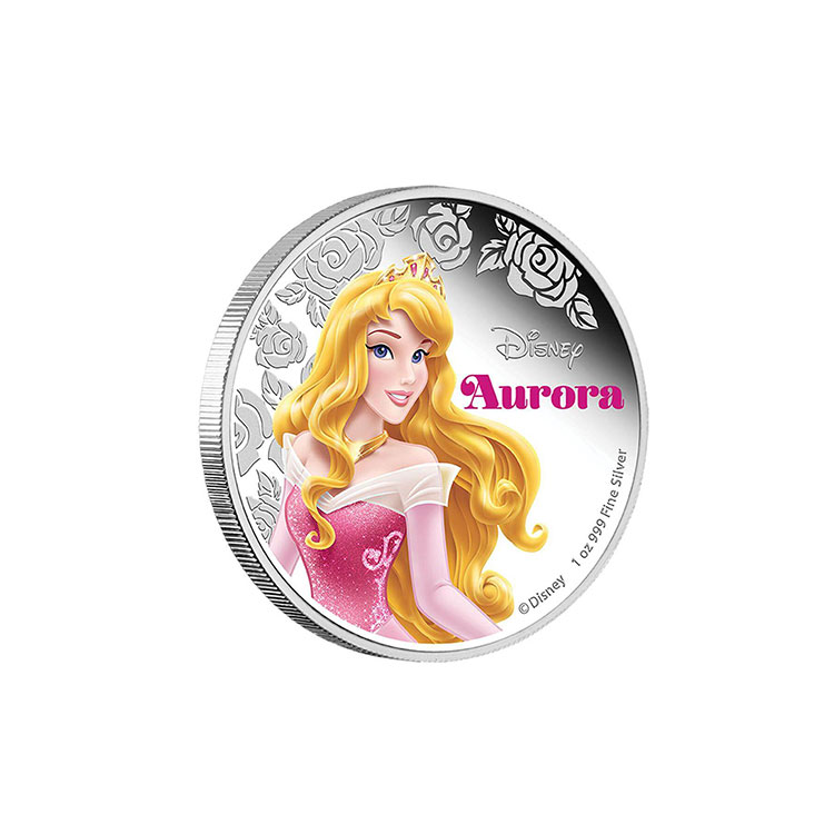1 Oz Aurora Silver Coin